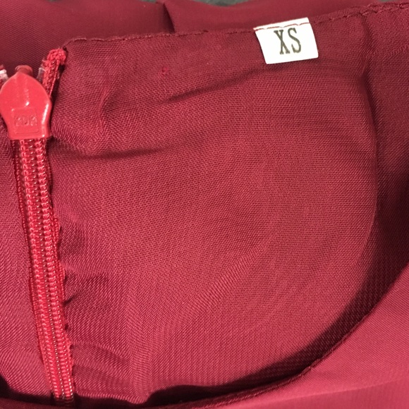 🔹 Red Long Dress - Picture 6 of 6